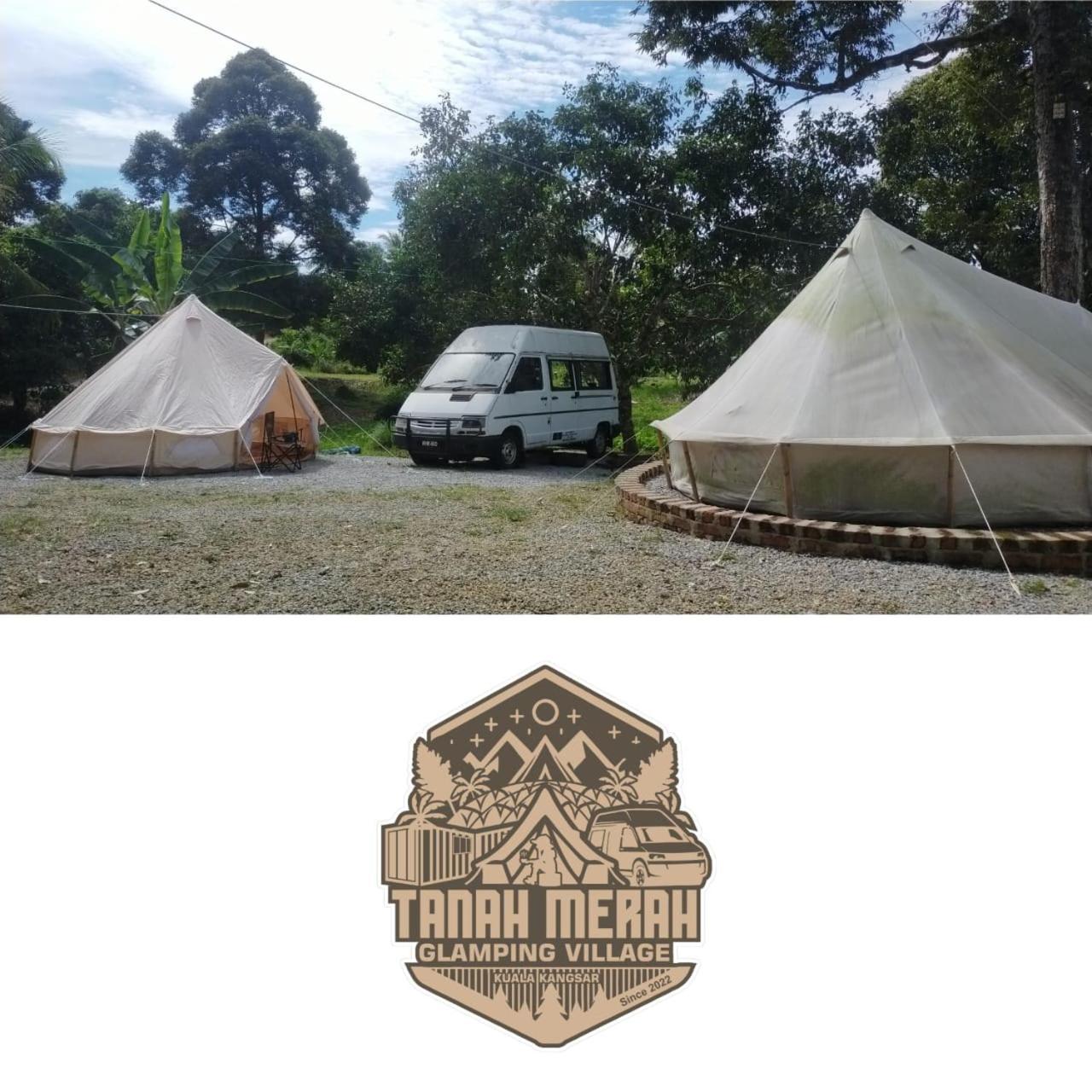 Tanah Merah Glamping Village クアラ・カンサー エクステリア 写真